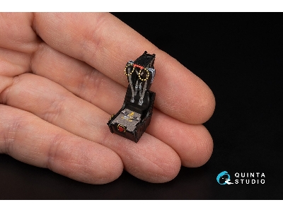 F-4 S Phantom Ii - 3d-printed & Coloured Interior On Decal Paper With 3d-printed Resin Part (For Academy Kits) - zdjęcie 3