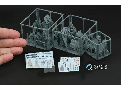 Sukhoi Su-30 Sm - 3d-printed & Coloured Interior With 3d-printed Resin Parts (For Zvezda Kits) - zdjęcie 2