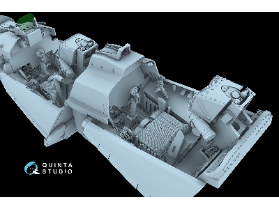 Sukhoi Su-30 Sm - 3d-printed & Coloured Interior With 3d-printed Resin Parts (For Zvezda Kits) - zdjęcie 12
