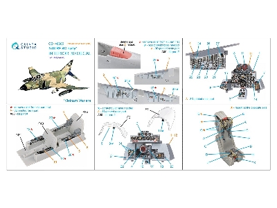 Mcdonnell Douglas Rf-4 C Phantom Ii (Early) - 3d-printed & Coloured Interior With 3d-printed Parts (For Hasegawa Kits) - zdjęci