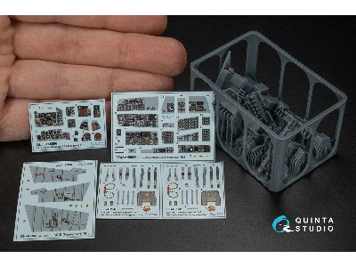 Mcdonnell Douglas Rf-4 C Phantom Ii (Late Without Dmas) - 3d-printed & Coloured Interior With 3d-printed Parts (For Hasegawa Kit