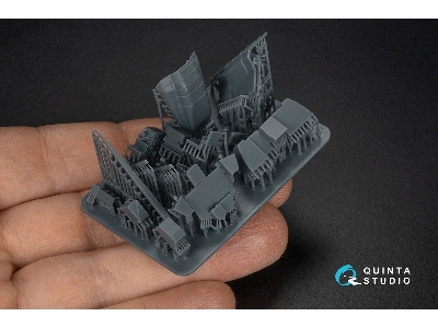 Mcdonnell Douglas Rf-4 C Phantom Ii (Late With Dmas) - 3d-printed & Coloured Interior With 3d-printed Parts (For Hasegawa Kits) 