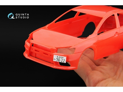 Mitsubishi Lancer Evolution X - 3d-printed & Coloured Interior (For Aoshima Kits) - zdjęcie 13