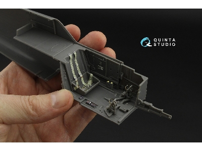Messerschmitt Bf 109 G-5 / G-6 - 3d-printed & Coloured Interior (For Airfix Kits) - zdjęcie 6