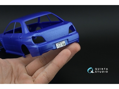 Subaru Impreza Wrx Sti Gdb Bugeye - 3d-printed & Coloured Interior (For Tamiya Kits) - zdjęcie 9