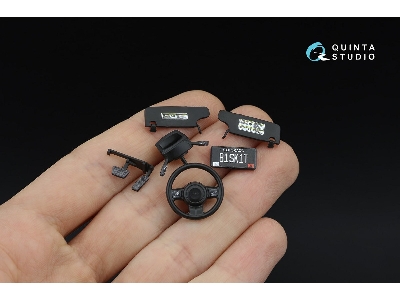 Jeep Wrangler Rubicon 2-door 10th Ann. Edition - 3d-printed & Coloured Interior (For Meng Kits) - zdjęcie 7