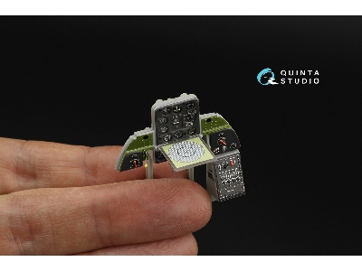 Douglas Sbd-2 Dauntless Pilot's Cockpit  - 3d-printed & Coloured Interior (For Trumpeter Kits) - zdjęcie 5