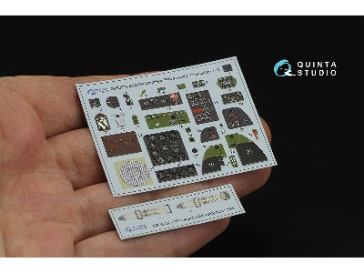 Douglas Sbd-3 / Sbd-4 Dauntless Pilot's Cockpit  - 3d-printed & Coloured Interior (For Trumpeter Kits) - zdjęcie 2