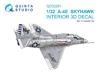 Douglas A-4 E Skyhawk - 3d-printed & Coloured Interior (For Trumpeter Kits) - zdjęcie 1