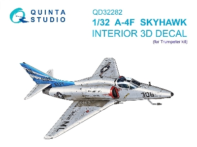 Douglas A-4 F Skyhawk - 3d-printed & Coloured Interior (For Trumpeter Kits) - zdjęcie 1