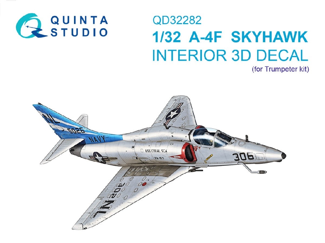 Douglas A-4 F Skyhawk - 3d-printed & Coloured Interior (For Trumpeter Kits) - zdjęcie 1