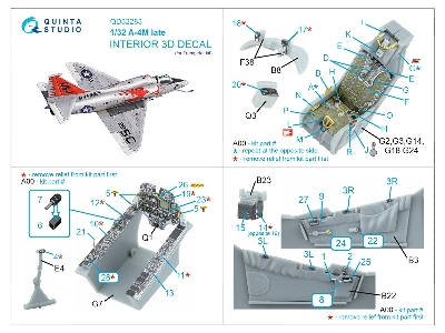 Douglas A-4 M Skyhawk - 3d-printed & Coloured Interior (For Trumpeter Kits) - zdjęcie 3