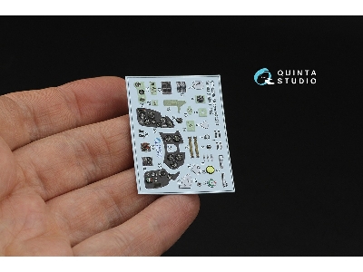 Macchi Mc.200 Saetta - 3d-printed & Coloured Interior (For Italeri Kits) - zdjęcie 3