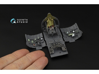 Macchi Mc.200 Saetta - 3d-printed & Coloured Interior (For Italeri Kits) - zdjęcie 5