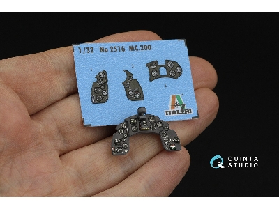 Macchi Mc.200 Saetta - 3d-printed & Coloured Interior (For Italeri Kits) - zdjęcie 6