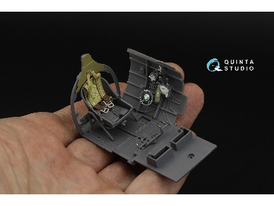 Macchi Mc.200 Saetta - 3d-printed & Coloured Interior (For Italeri Kits) - zdjęcie 7