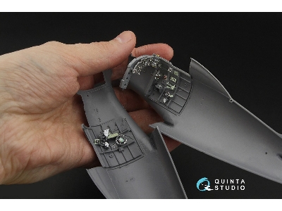 Macchi Mc.200 Saetta - 3d-printed & Coloured Interior (For Italeri Kits) - zdjęcie 9