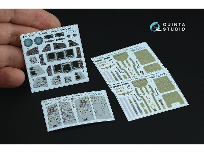 Eurofighter Typhoon Ef-2000 B / T Twin-seater - 3d-printed & Coloured Interior On Decal Paper (For Trumpeter Kits) - zdjęcie 2