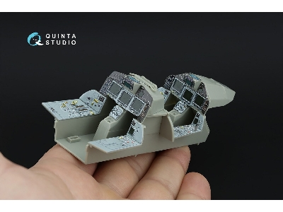 Eurofighter Typhoon Ef-2000 B / T Twin-seater - 3d-printed & Coloured Interior On Decal Paper (For Trumpeter Kits) - zdjęcie 7