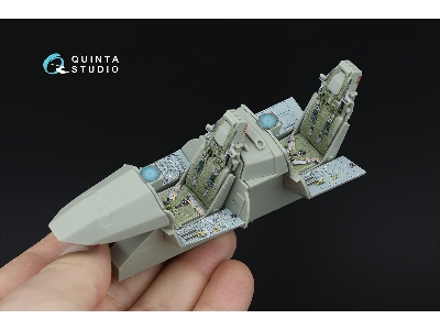 Eurofighter Typhoon Ef-2000 B / T Twin-seater - 3d-printed & Coloured Interior On Decal Paper (For Trumpeter Kits) - zdjęcie 9