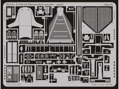  P-47D-20 interior S. A. 1/32 - Trumpeter - blaszki - zdjęcie 3