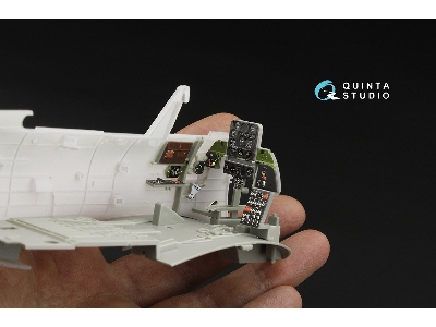 Douglas Sbd-5 Dauntless / A-24 B Banshee Pilot's Cockpit - 3d-printed & Coloured Interior (For Trumpeter Kits) - zdjęcie 10