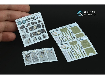 Eurofighter Typhoon Twin-seater (Powered-up Displays) - 3d-printed & Coloured Interior (For Trumpeter Kits) - zdjęcie 2