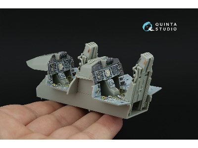 Eurofighter Typhoon Twin-seater (Powered-up Displays) - 3d-printed & Coloured Interior (For Trumpeter Kits) - zdjęcie 8