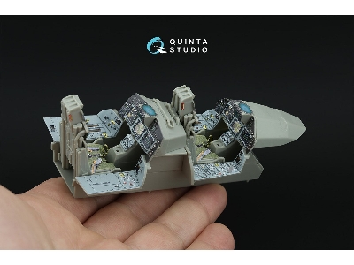 Eurofighter Typhoon Twin-seater (Powered-up Displays) - 3d-printed & Coloured Interior (For Trumpeter Kits) - zdjęcie 9