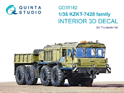 Kzkt-7428 Family - 3d-printed & Coloured Interior (For Trumpeter Kits) - zdjęcie 1