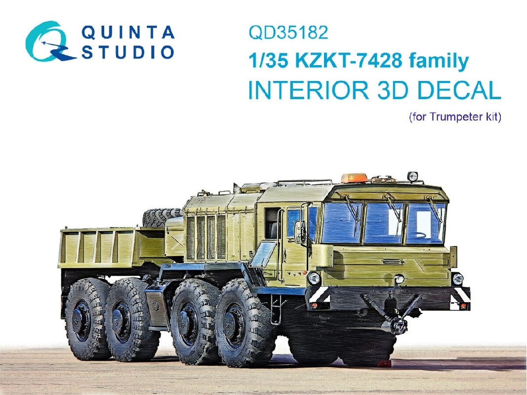 Kzkt-7428 Family - 3d-printed & Coloured Interior (For Trumpeter Kits) - zdjęcie 1