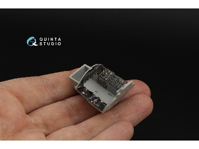 Grumman F9f-3 Panther - 3d-printed & Coloured Interior (For Trumpeter Kits) - zdjęcie 7