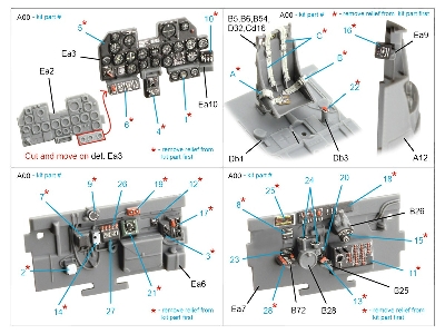 Republic P-47 N-1 Thunderbolt - 3d-printed & Coloured Interior (For Miniart Kits) - zdjęcie 10