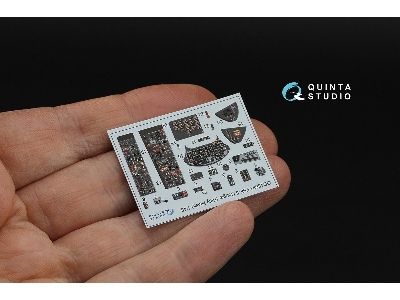 Grumman F9f-8 Cougar - 3d-printed & Coloured Interior (For Kitty Hawk Kits) - zdjęcie 4