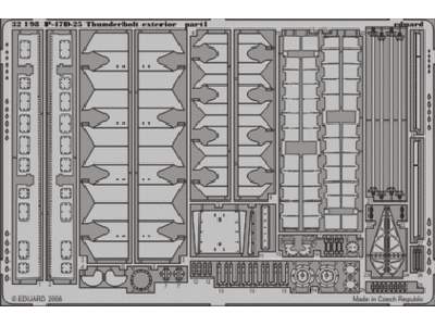  P-47D-25 exterior 1/32 - Trumpeter - blaszki - zdjęcie 1