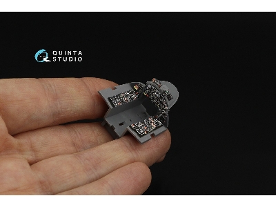 Grumman F9f-8 Cougar - 3d-printed & Coloured Interior (For Kitty Hawk Kits) - zdjęcie 9