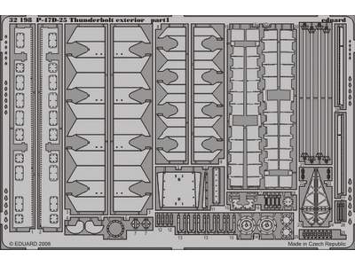  P-47D-25 exterior 1/32 - Trumpeter - blaszki - zdjęcie 2