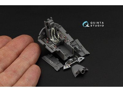 Grumman F9f-8p Photo-cougar - 3d-printed & Coloured Interior (For Kitty Hawk Kits) - zdjęcie 5