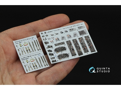 Grumman Tf-9j / F9f-8t Twin Cougar/Twogar - 3d-printed & Coloured Interior (For Kitty Hawk Kits) - zdjęcie 2