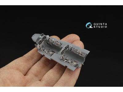 Grumman Tf-9j / F9f-8t Twin Cougar/Twogar - 3d-printed & Coloured Interior (For Kitty Hawk Kits) - zdjęcie 9
