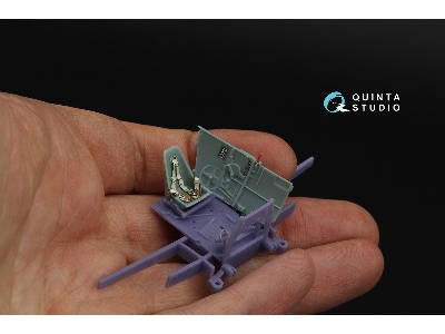 Messerschmitt Bf 109 E-3 / E-4 - 3d-printed & Coloured Interior (For Dragon Kits) - zdjęcie 7