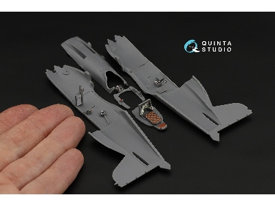 Boeing F4b-4 - 3d-printed & Coloured Interior On Decal Paper (For Clear Prop Kits) - zdjęcie 5