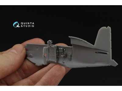 Boeing F4b-4 - 3d-printed & Coloured Interior On Decal Paper (For Clear Prop Kits) - zdjęcie 7