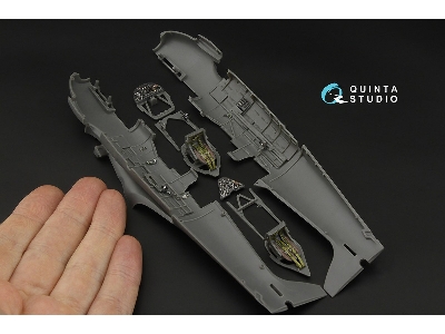 Supermarine Spitfire Tr.9 - 3d-printed & Coloured Interior On Decal Paper (For Airfix Kits) - zdjęcie 5