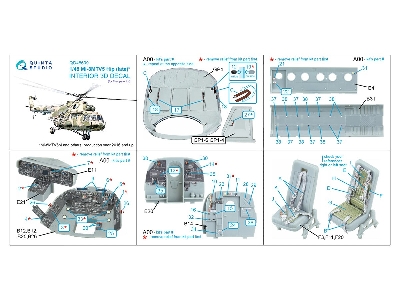 Mi-8mtv5 (Late) - 3d-printed & Coloured Interior On Decal Paper (For Trumpeter Kits) - zdjęcie 6
