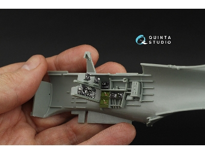Douglas Sbd Dauntless Family Rear Cockpit - 3d-printed & Coloured Interior (For Accurate Miniatures / Academy / Etc. Kits) - zdj
