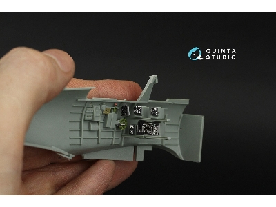 Douglas Sbd Dauntless Family Rear Cockpit - 3d-printed & Coloured Interior (For Accurate Miniatures / Academy / Etc. Kits) - zdj