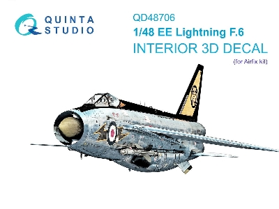 Bac/Ee Lightning F.6 - 3d-printed & Coloured Interior (For Airfix Kits) - zdjęcie 1