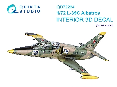 Aero L-39c Albatros - 3d-printed & Coloured Interior (For Eduard Kits) - zdjęcie 1