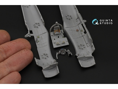 Nakajima Ki-84 - 3d-printed & Coloured Interior (For Arma Hobby Kits) - zdjęcie 5